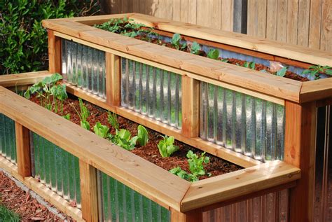 metal planter boxes diy|how to build raised garden planter boxes.